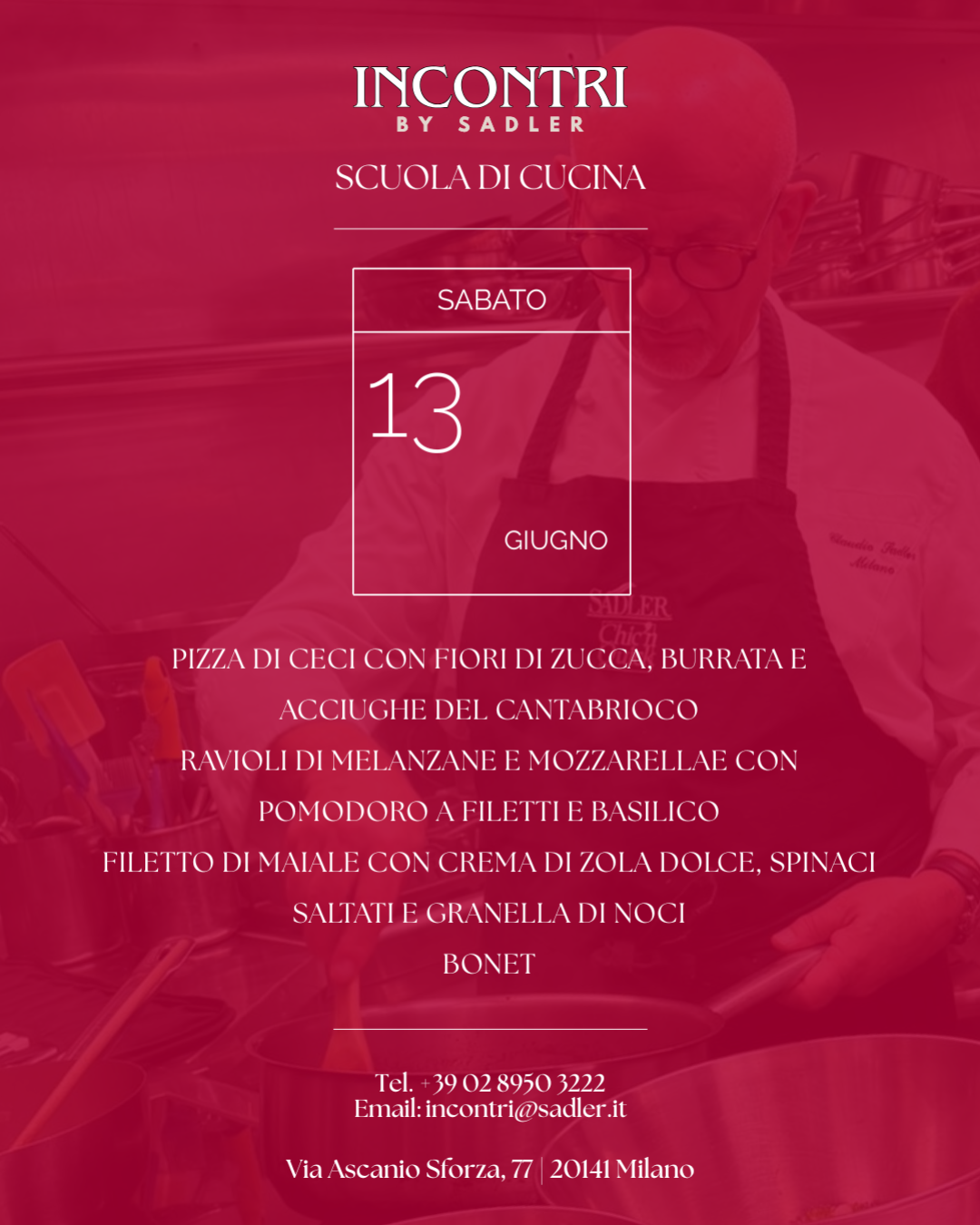 Sabato 13 giugno